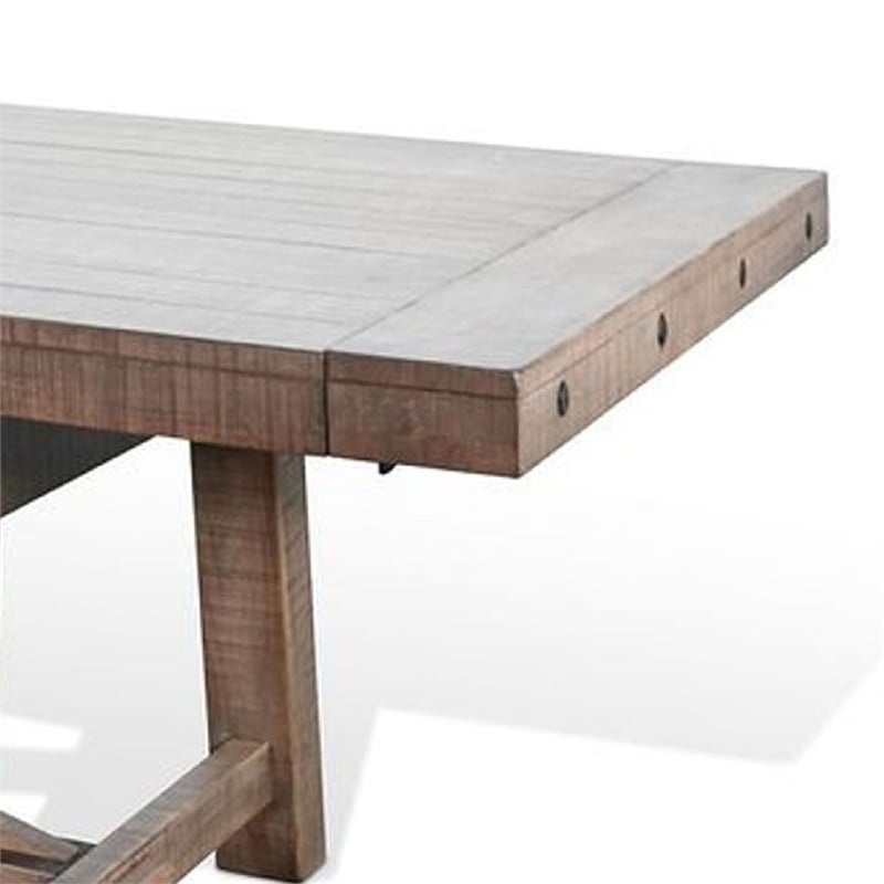 Benjara Veny Extendable Dining Table-108-140