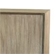 Benjara Claire Buffet Server Console-3 Drawers 2 Cabinets-Wheat-Black Mindi Wood