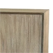 Benjara Claire Buffet Server Console-3 Drawers 2 Cabinets-Wheat-Black Mindi Wood
