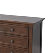 Benjara Lesy TV Media Entertainment Console- 82 Inch- 6 Drawers 2 Doors- Brown