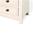 Benjara Lesy TV Media Entertainment Console- 82 Inch- 6 Drawers 2 Doors- Cream
