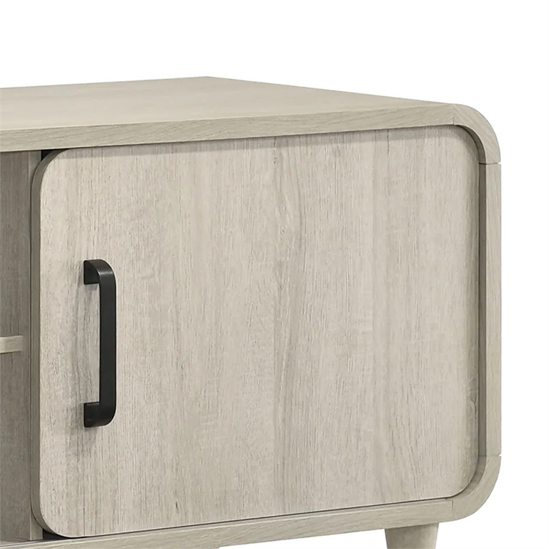 Benjara Meni TV Media Entertainment Stand- Shelves- 71