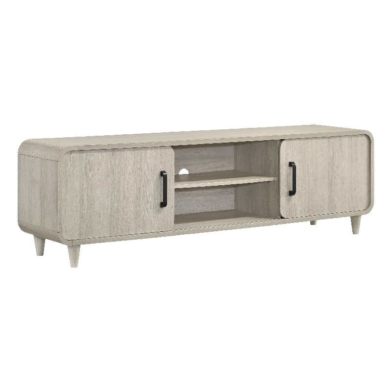 Benjara Meni TV Media Entertainment Stand- Shelves- 71
