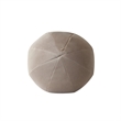 Benjara Hito Set of 2 Accent Pillows- Round Shape- Brown Velvet w Polyester Fill