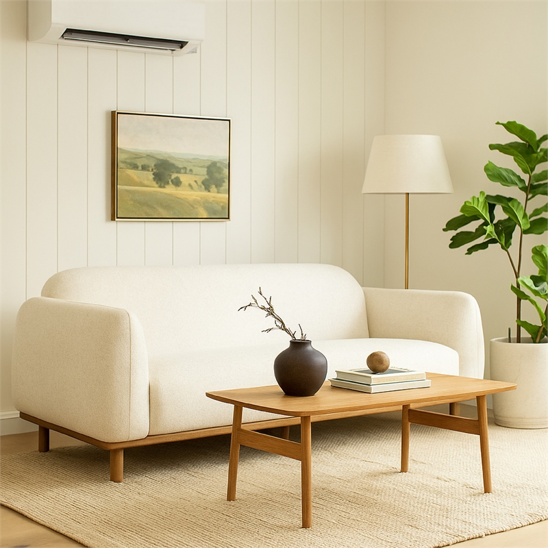 Benjara Lary Retro Modern Sofa- 84