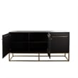 Benjara Ceny Sideboard Buffet Cabinet w 3 Doors- 71