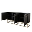 Benjara Ceny Sideboard Buffet Cabinet w 3 Doors- 71