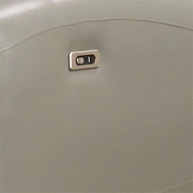 Benjara Sily Power Reclining Loveseat- Gray Faux Leather- 57 Inch- USB Ports
