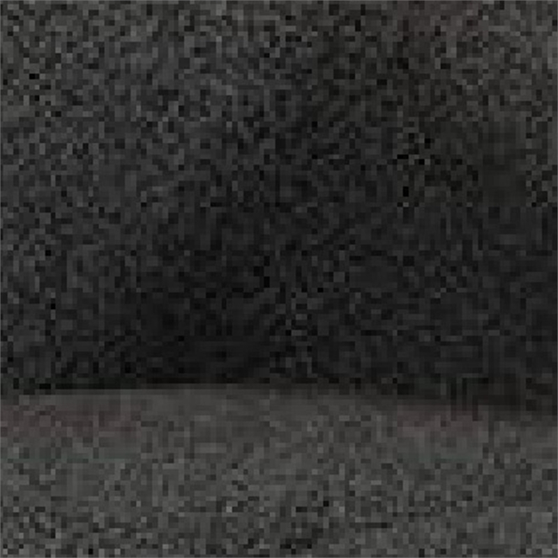 Benjara Dly Retro Loveseat- Black Boucle Seat- Welt Trims- 68 Inch- Tuxedo Style