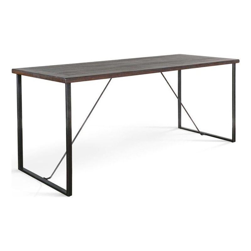 Benjara Flint Counter Height Table- 84
