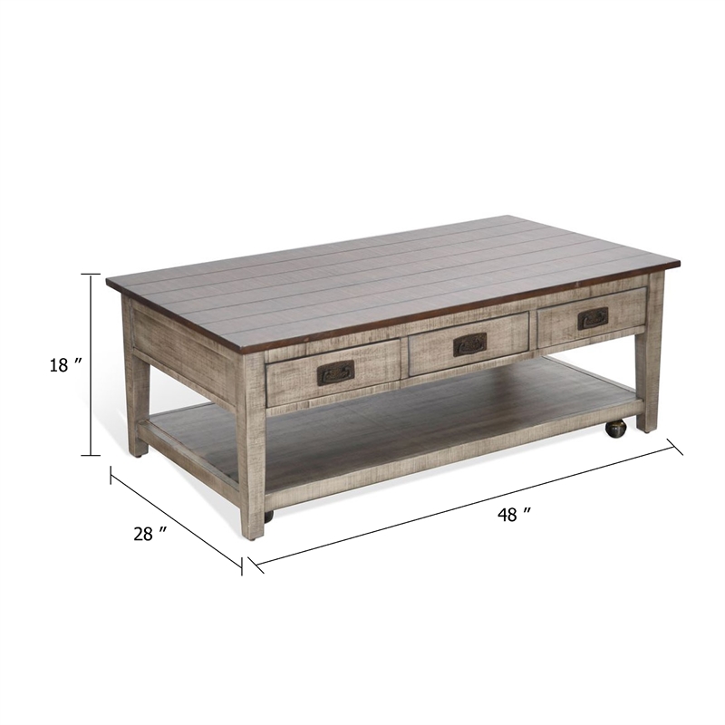 Benjara Camie Coffee Table- 48
