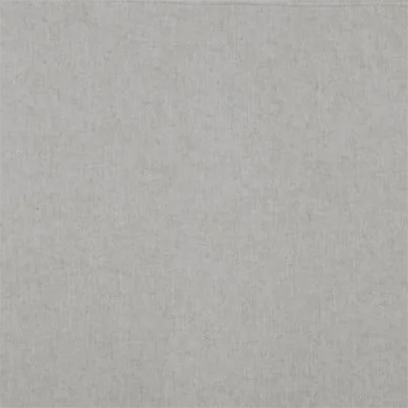 Benjara Rutu Loveseat- 2 Accent Pillows- Light Gray Padded Linen- 68 Inch