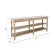 Benjara Meny Sofa Console Table- 71