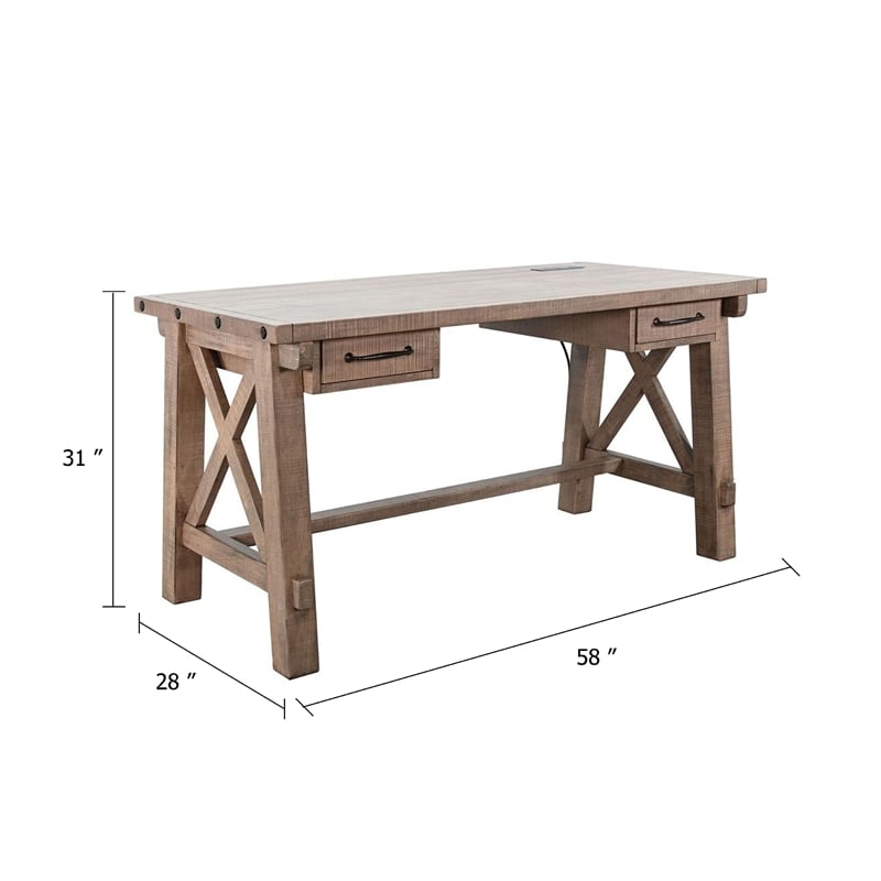 Benjara Anva Writing Desk- 58