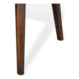 Benjara Neva Coffee Table- 48&quot Rectangular- Dark Brown Solid Wood