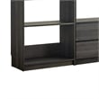 Benjara Dee Modular Closet System- 10 Shelf- 3 Hanging Rods- Gray Wood Finish