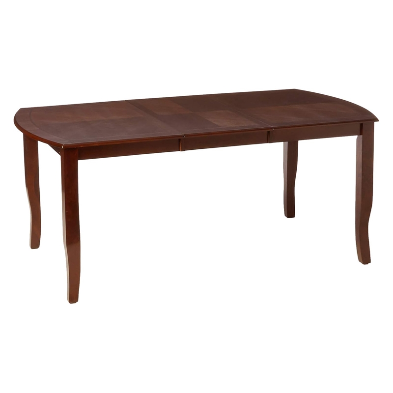 Benjara Woody 7pc Dining Table Set- 18-