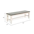 Benjara Dean Dining Bench- 52