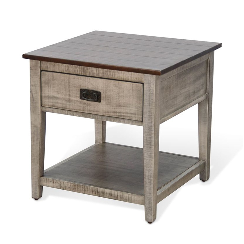 Benjara Camie Side End Table- 24
