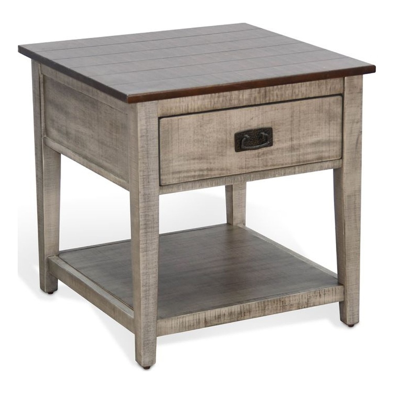 Benjara Camie Side End Table- 24
