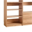 Benjara Dee Modular Closet System w/ 2 Clothing Racks - Brown