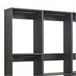 Benjara Dee Modular Freestanding Closet System- 4 Hanging Rods- 6 Shelves- Gray