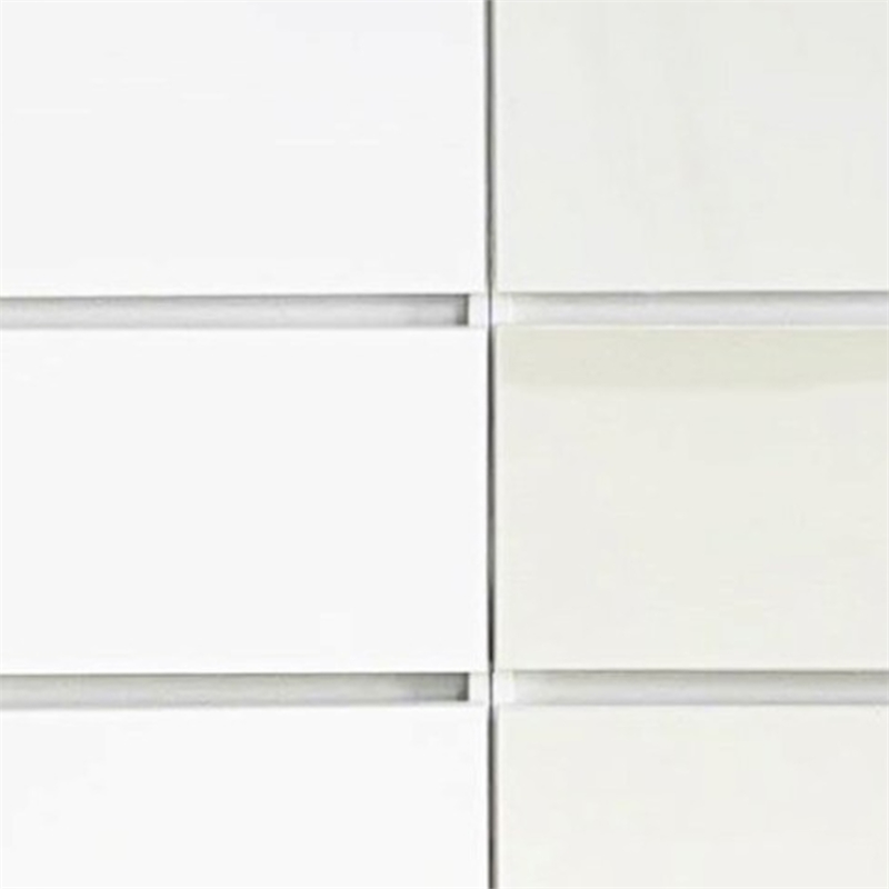 Benjara Ely Dual Closet Cabinet w Mirror- 4 Drawers- 71 Inch- White Melamine