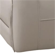 Benjara Pono Power Recliner Loveseat- Beige Top Grain Leather Zero Gravity