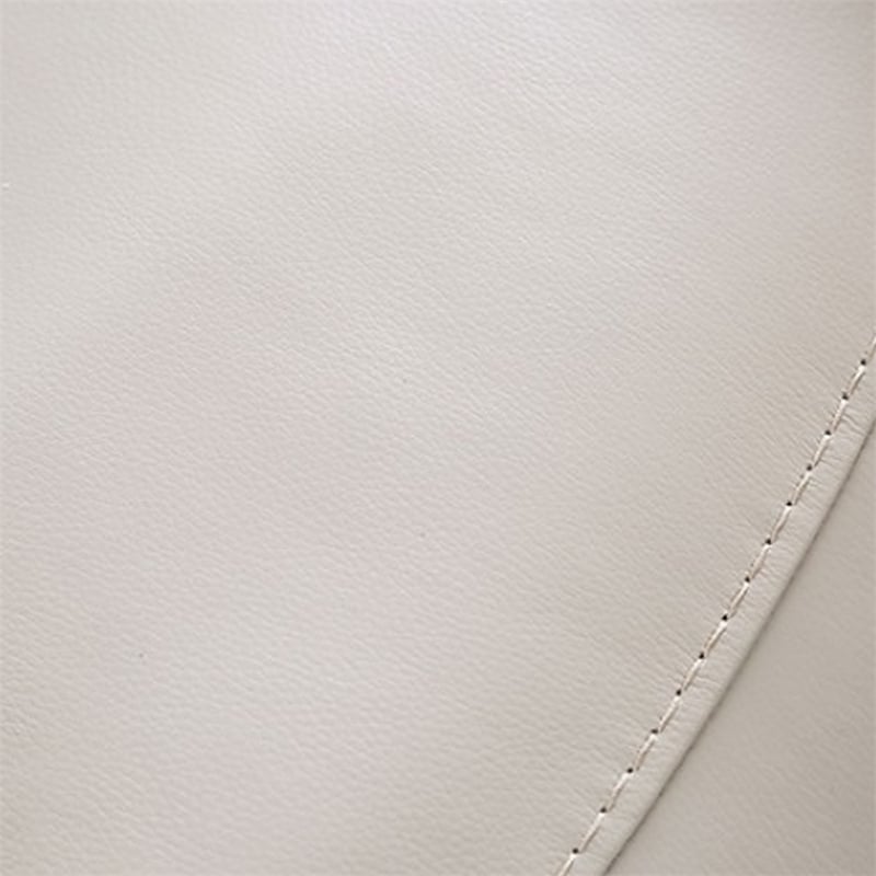 Benjara Pono Power Reclining Sofa- Beige Top Grain Leather- 85