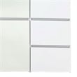Benjara Ely Closet Cabinet Set- 2 Mirror Doors- 8 Drawers- 71 Inch- White Wood