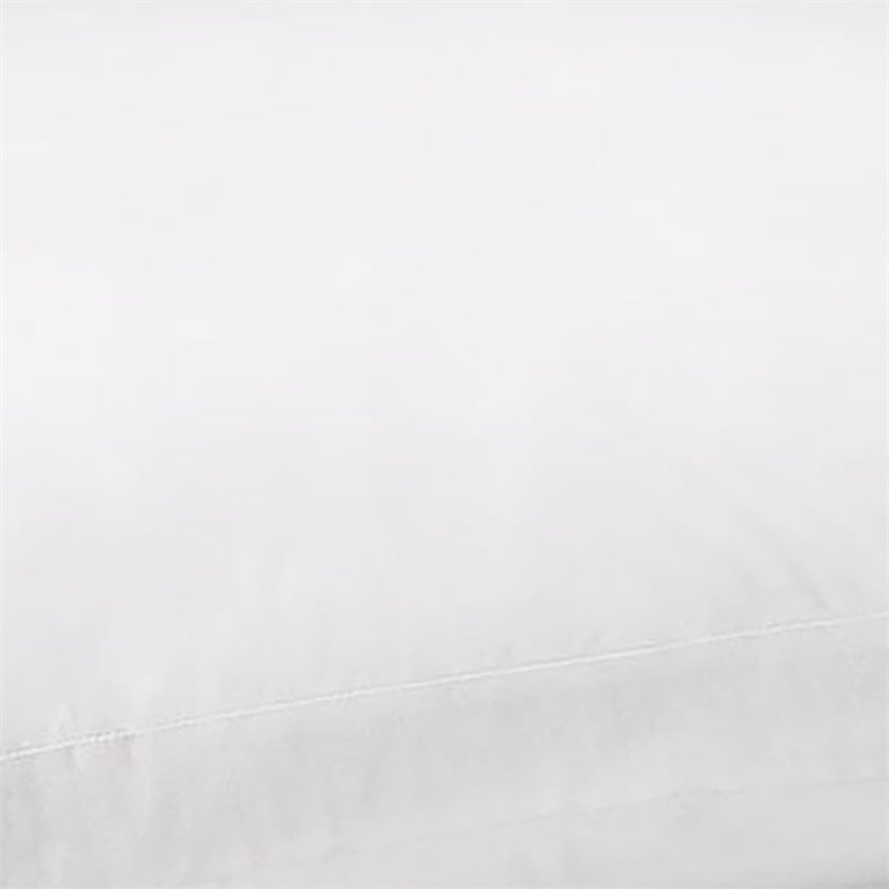 Benjara 20x28 Down Alternative Swan Washable Standard Pillow
