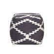 Benjara Poby Accent Pouf- 19