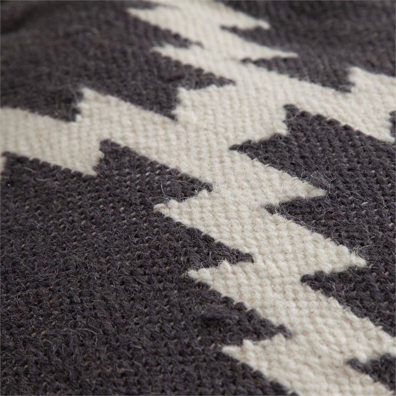 Benjara Poby Accent Pouf- 19