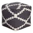 Benjara Poby Accent Pouf- 19