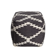 Benjara Poby Accent Pouf- 19