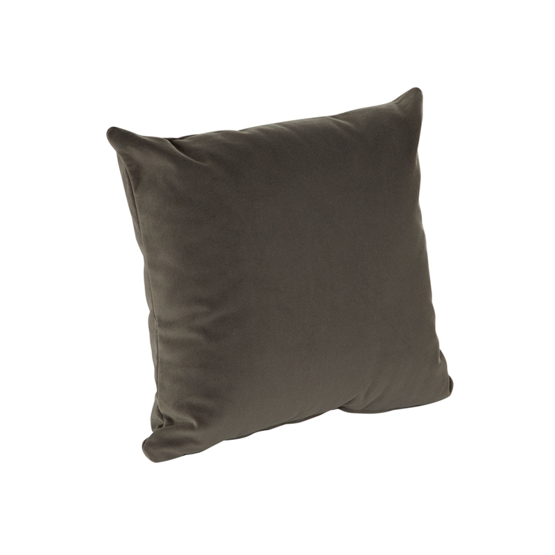 Benjara Wily Accent Pillow Set of 2- Dual Sided Moss Green Velvet- 16