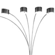Benjara 5 Arm Arched Floor Lamp- 84