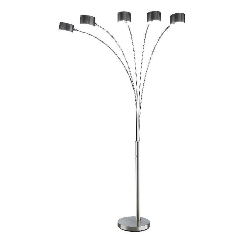 Benjara 5 Arm Arched Floor Lamp- 84