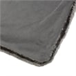 Benjara Tini 50x60 Throw Blanket- Rich Brown Faux Fur- One Sided Design
