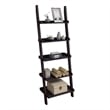 Benjara Accent Ladder Bookcase with 5 Shelves- 72