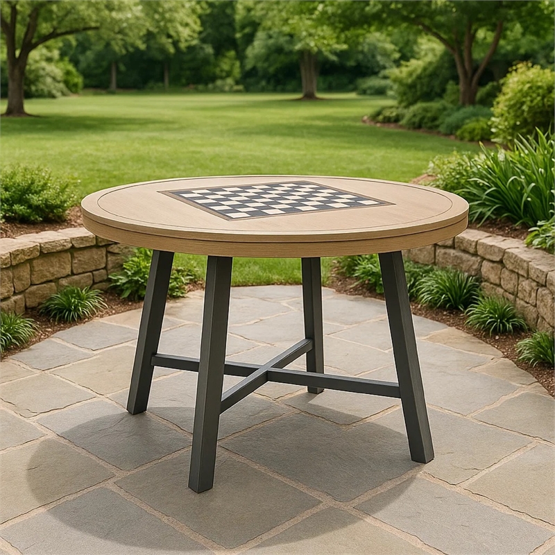 Benjara Nily Outdoor Game Table- 51