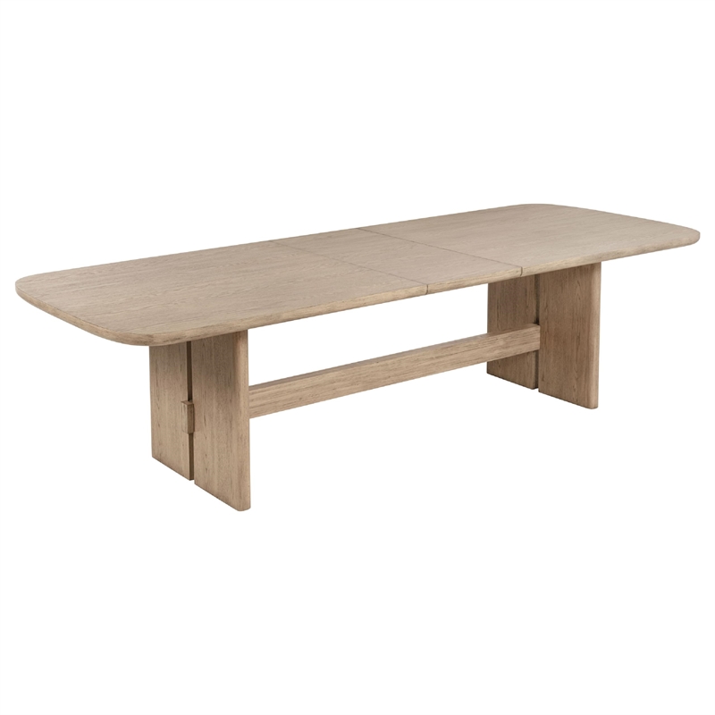 Benjara Lno 10 Piece Rectangular Dining Table Set- 8 Chairs- Sideboard- Beige