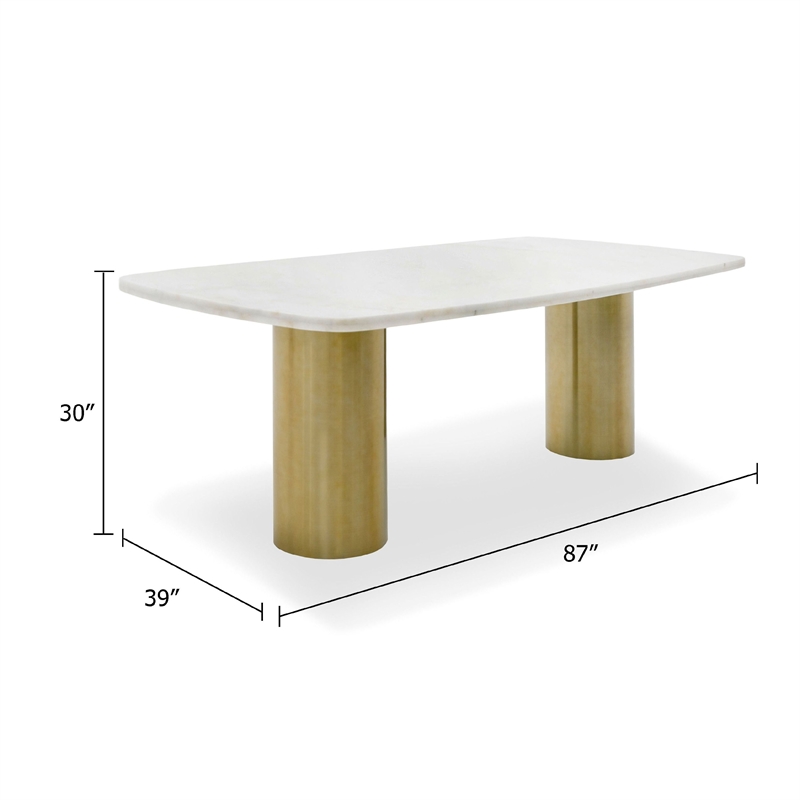 Benjara Cid Roci Dining Table- 87