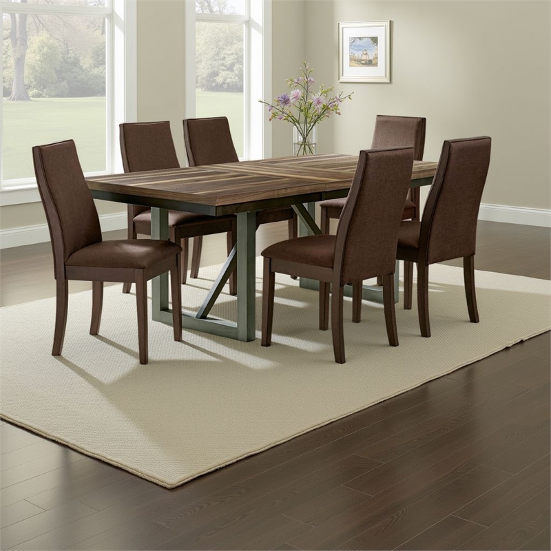 Benjara Zor 7pc Dining Set- 60-77