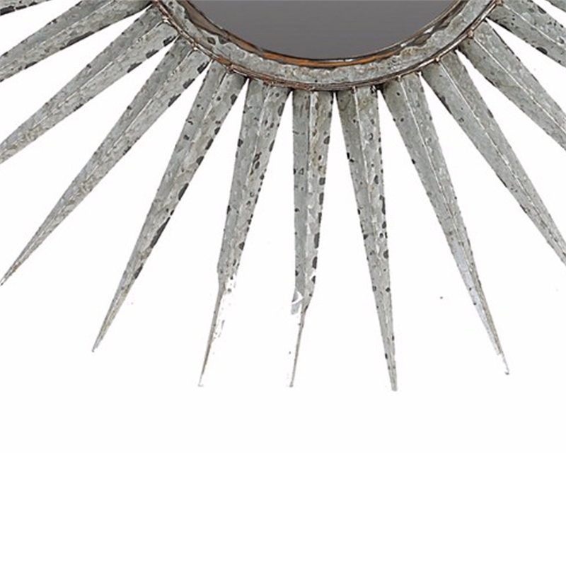 Distressed Sun inspired Mirror