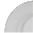 Enticing Round Decorative Porcelain Plate- White