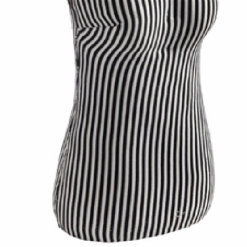Fabric Wrapped Mannequin In Black and White