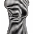 Fabric Wrapped Mannequin In Black and White