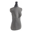 Fabric Wrapped Mannequin In Black and White