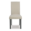 Pim 19 Inch Dining Side Chair- Set of 2- Upholstered- High Backrest- Beige